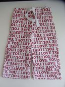 Image of i love you pants