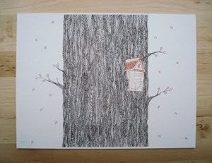 Image of Tree print by David Galletly