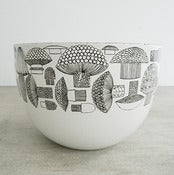 Image of enamel mushroom bowl