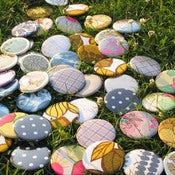 Image of vintage fabric badges