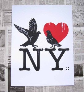 Image of Pigeons Love NY Poster (Limited Edition)