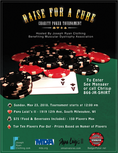 Image of 'Raise for a Cure' Charity Poker Tournament. May 23, 2010