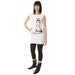 Image of Lighthouse Dress White & Cranberry Womens