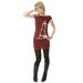 Image of Lighthouse Dress White & Cranberry Womens