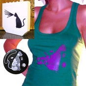 Image of FunkFu Pizza Box tank top - Girl II.