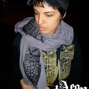 Image of 1AEON Ashaplt OWL Scarf -unisex (bigcart)