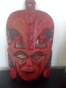 Image of Authentic African Warrior Mask Wall Deco