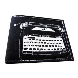 Image of Typewriter ) Bifold Wallet
