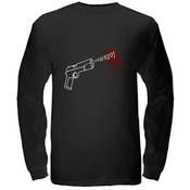 Image of Pistol Long Sleeve T-Shirt Black