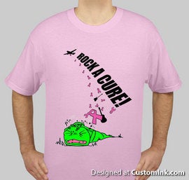Image of "Cancer is a Monster" Light Pink