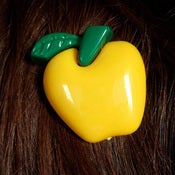 Image of APPLE HAIR CLIPS - ASSORTED COLOURS