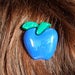 Image of APPLE HAIR CLIPS - ASSORTED COLOURS