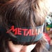 Image of 1980s BANDANAS / HEAD BANDS - METALLICA or KISS