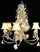 Image of Beautiful Boca Seashell Chandelier