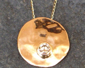 Image of Diamond Solitaire Pendant