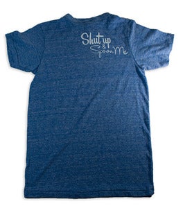 Image of Shut-Up and Spoon Me t-shirt(blue)