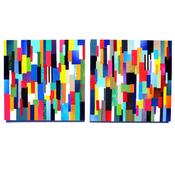 Image of So Much Life to Live (No1&2) - modern mixed media
