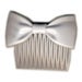 Image of BOW HAIR COMB - VARIOUS COLOURS