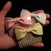 Image of BOW HAIR COMB - VARIOUS COLOURS