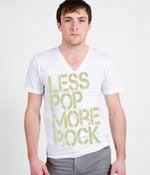 Image of Less Pop More Rock V-neck
