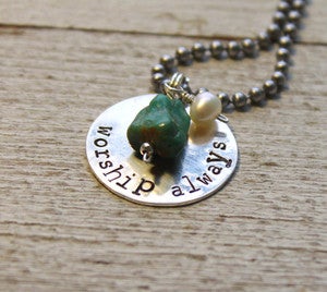 Image of Worship Always necklace 