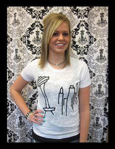 Image of NEW COLOR!!- Ladies Skyline Tee