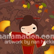 Image of Fall Geisha Series Print