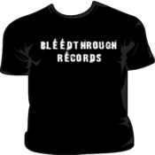 Image of Bleedthrough Records Logo Tee