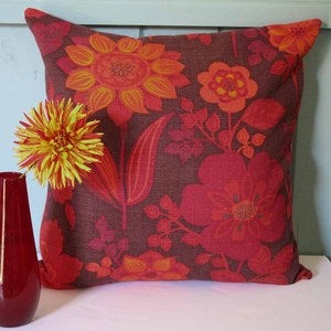 Image of Vintage Floral Cushion - Made to Order