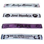 Image of 1980S MUSIC / ICON  - BANNER / SCARF - 4 STYLES