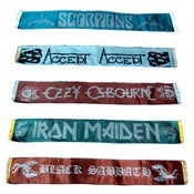 Image of 1980S ROCK / METAL  - BANNER / SCARF - 4 STYLES