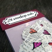 Image of Shades of Love Hearts - Vintage Atlas Sticker Seals