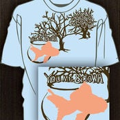 Image of Baby Blue "Goldfish" Tee