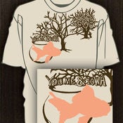 Image of Creme "Goldfish" Tee
