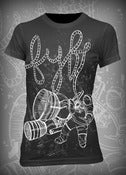 Image of Five Years Further Womans T Black