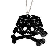 Image of diamond skull necklace!!