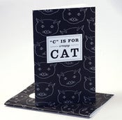 Image of "C" is for Creepy Cat journal