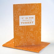 Image of "T" is for Thanksgiving Turkey journal