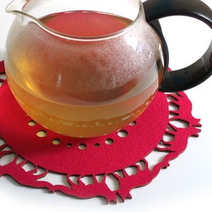 Image of Medium Fox Trivets in Pink