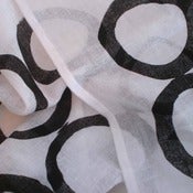 Image of Dots Scarf - Black