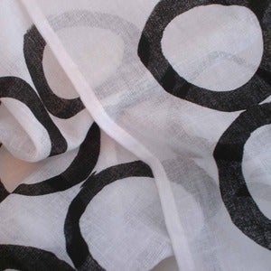 Image of Dots Scarf - Black