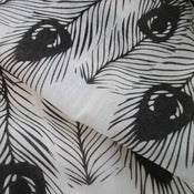 Image of Peacock Scarf - Black