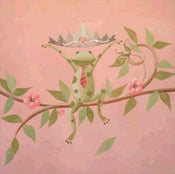 Image of Mordechai the Frog Prince 18" x 18"