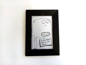 Image of 'Nervous Monster' Drawing