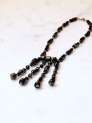 Image of Onyx and Quartz Necklace . 1019907