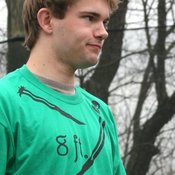 Image of VIII ft. "Swords" T-shirt (Green/Black)