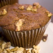 Image of banana nut muffin