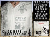 Image of THE ABL - "Good Vibrations"  AA Hoodie (now w/ free CD!)