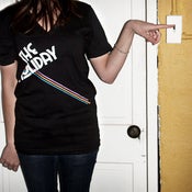 Image of Black AA V-neck