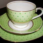 Image of Madame A Trois - Green Spot Border Trio